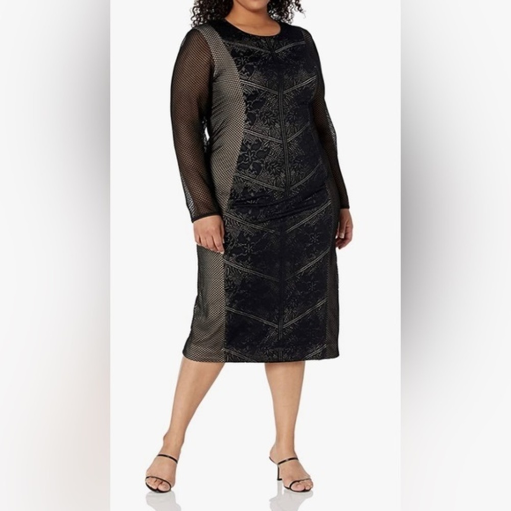 NWT Dress The Population long sleeved dress